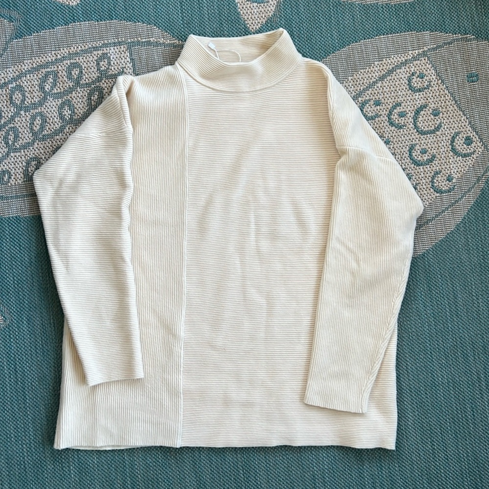 Mock turtleneck sweater